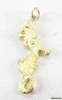 MERMAID CHARM   Solid 14k Yellow Gold Mythical Ocean Themed Estate 