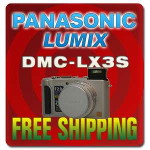 Panasonic Lumix DMC LX3 Digital Camera (Silver) NEW  