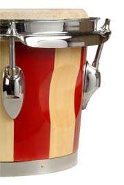 XDrum Retro Bongos + Stimmschlüssel, Trommel Percussion  