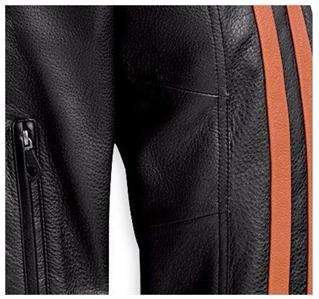 Harley Davidson Street Runner Style Black Leather Jacket