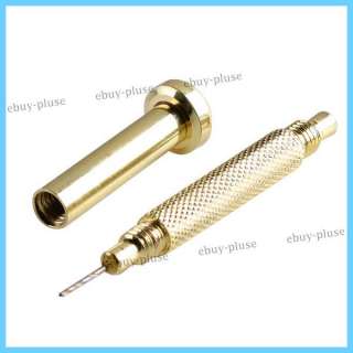 1pc Gold Hand Dangle Piercing Drill Nail Art UV Gel Acrylic Tips 