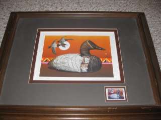 1979 Nevada Duck Stamp print   First of State by Larry Haden  