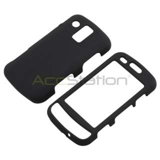 For Samsung U960 Rogue Black Rubber Hard Case Cover+LCD Guard+Car+Home 