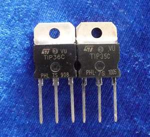 1PAIR TIP35C TIP36C NPN Power Transistor 25A 100V m  