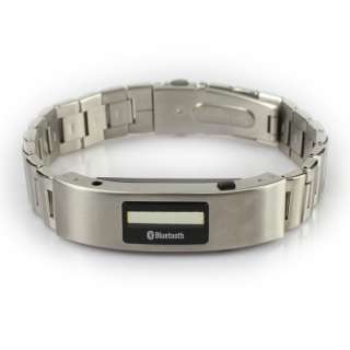 Stainless Steel Bluetooth Cellphone Bracelet with Caller Vibration 