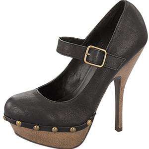 MaryJane High Heel Stud Platform Women Pump Shoes 7.5  
