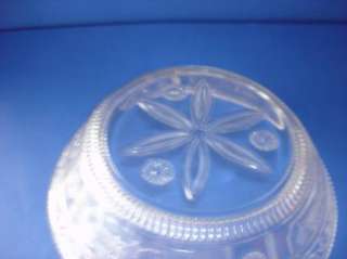 Bryce Bros US Glass Willow Oak Crystal Bowl 1880s  