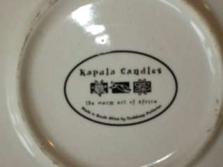 Keramik Teller von Kapula Candles Oudekaap Potteries South Africa in 