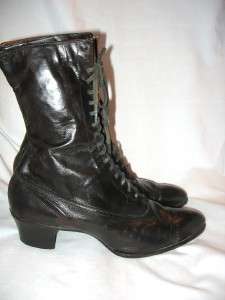 FLEISHMAN MORRIS&Co EARLY VINTAGE GRANY BOOTS 7.5  