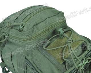 1000D Molle Tactical 3 Ways Shoulder Pouch Backpack   Olive Drab 
