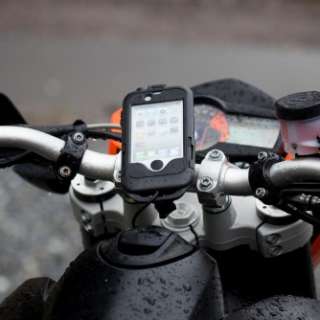 MOTORCYCLE CASE MOUNT + HARD WIRE CHARGER FOR IPHONE 4  