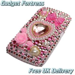   Diamante Crystal Gem Back Case Cover for Blackberry 9360 Curve UK