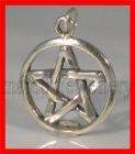 Sterling Silver Pentangle   Pentagram Pendant  