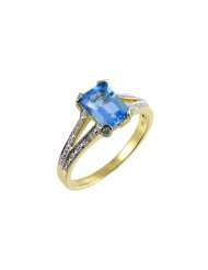 Damen Ring 9 Karat (375) Gelbgold Gr. 49 (15.6) 23 Granate Diamanten 