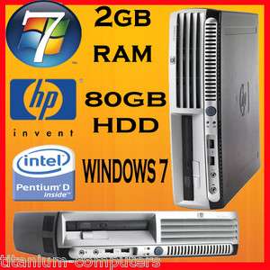 HP DC7600 DESKTOP PC COMPUTER P D DUAL CORE 3.4GHZ 2GB  