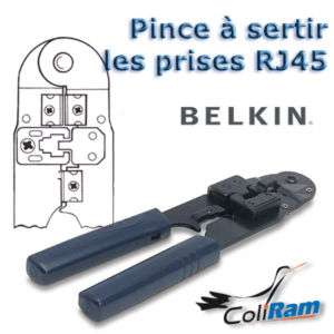   BELKIN Pince à sertir les prises RJ45 / câble Ethernet