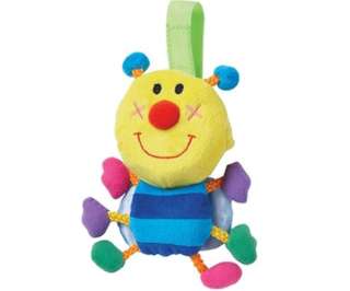 The brightly coloured toy is activated at the push of a button and has 