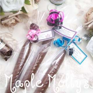 10 Personalised Chocolate Cigars Wedding Favours  