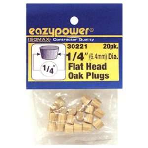Eazypower Corporation 39436 1/4 Oak Flat Head Plug