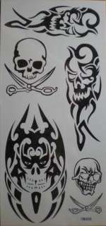   15 paquets noirs tatouages temporaires,dragon/phenix