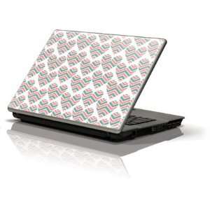  Chevron Hearts skin for Generic 12in Laptop (10.6in X 8 