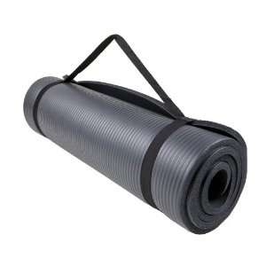 GoFit Premium Closed Cell Foam Fitness Mat with Carry Strap (3/8 x 24 