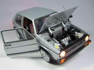 VW GOLF GTI 1 silber 118 LED Licht Beleuchtung Grau  