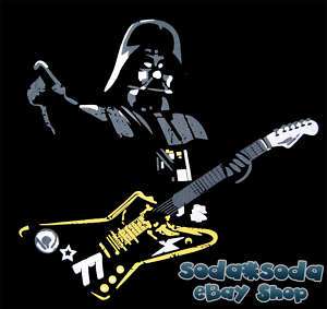   DARTH VADER Rock Star T SHIRT Guitar STAR WARS Hero XL