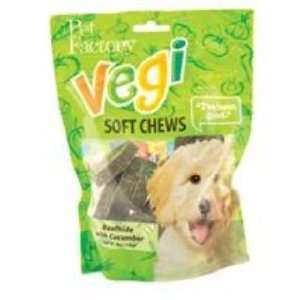  Pet Factory 547705 8oz Vegi Soft Chews Pin Wheels Cucumber 