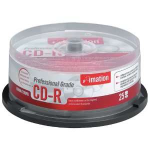  Imation 24x CD R Professional Grade (25 Pack Spindle 