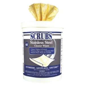 Itw dymon Scrubbs Stainless Steel Cleaner Wipes DYM91970  