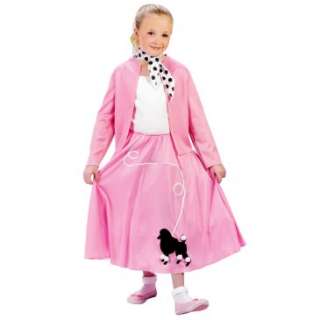 Grease Poodle Skirt and Sweater Child Costume, 32568 