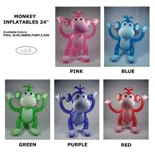 1x Monkey Jungle Zoo Animal Inflatable Toys Blow up Party Favor Decor 