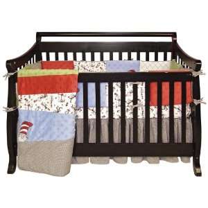  Trend Lab Dr. Seuss Cat in the Hat 4 Piece Crib Bedding Set Baby