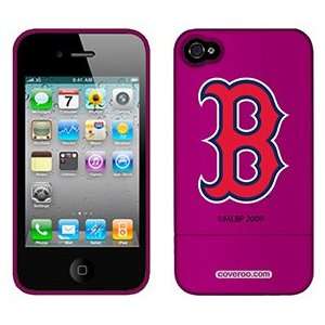  Boston Red Sox B on AT&T iPhone 4 Case by Coveroo 
