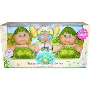   Cabbage Patch Kids Surplrise Newborn Twins  Caucasian  Blue Eyed Toys