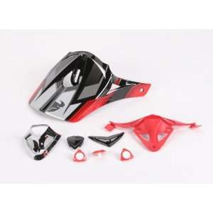   Accessory Kit for Force Helmets     /Carbon Black/Red Automotive