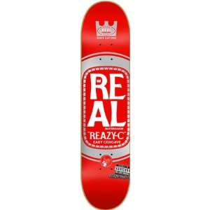   II Skateboard Deck (7.75 Inch/Small, Red/Silver)