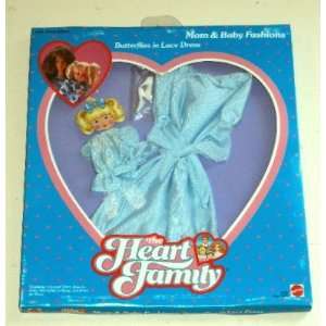   Heart Family Dolls, Mom & Baby Fashions / Butterflies in Lace Dress