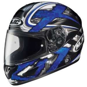 HJC CL 15 Shock Full Face Motorcycle Helmet MC 2 Blue Large L 914 924