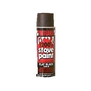   HI TEMP PAINT  Flat Black spray can 12 fl.oz.  2 pack