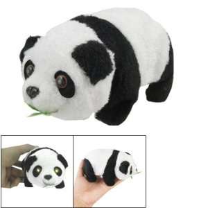   Children White Black Plush Music Ring Walking Panda Toy Toys & Games