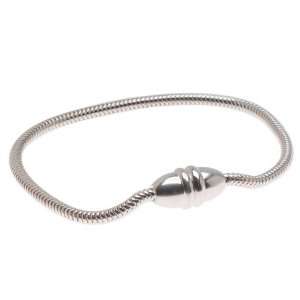 Sterling Silver Charm 3mm Bracelet for Pandora European Style Beads 7 