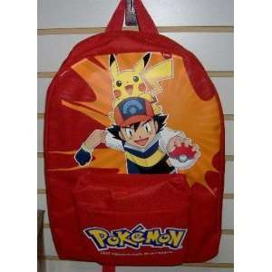  POKEMON DIAMOND PEARL ASH PIKACHU BACKPACK 4 SCHOOL Toys & Games