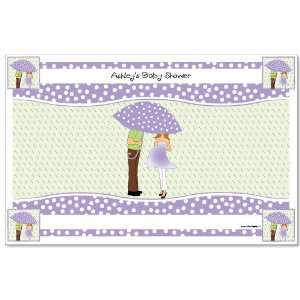   Couples Caucasian   Personalized Baby Shower Placemats Toys & Games