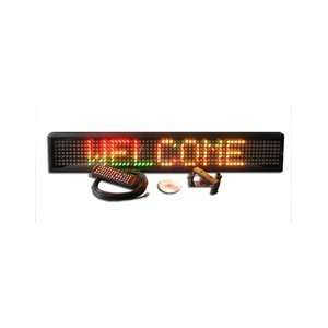  Econo Programmable Multi Color LED Window Sign Display 6 x 
