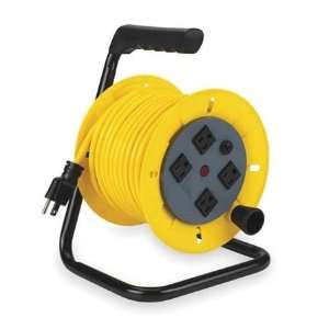 Extension Cord Reels Cord Reel,Manual,14/3,40Ft,Yellow 