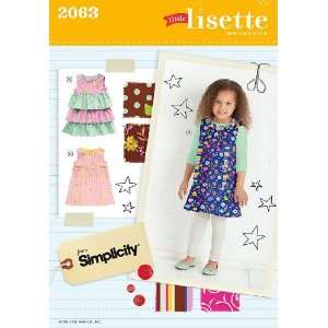  Simplicity Sewing Pattern 2063 Childs Dresses, A (3 4 5 