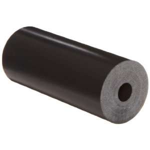 Black Polyurethane Seamless Round Tubing, 95A Durometer, ASTM D 624, 2 