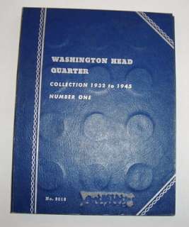RARE SET 1932 1945 WASHINGTON HEAD QUARTERS COLLECTION 37 COINS  